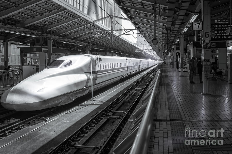 Tokyo to Kyoto, Bullet Train, Japan Photograph by Perry Rodriguez