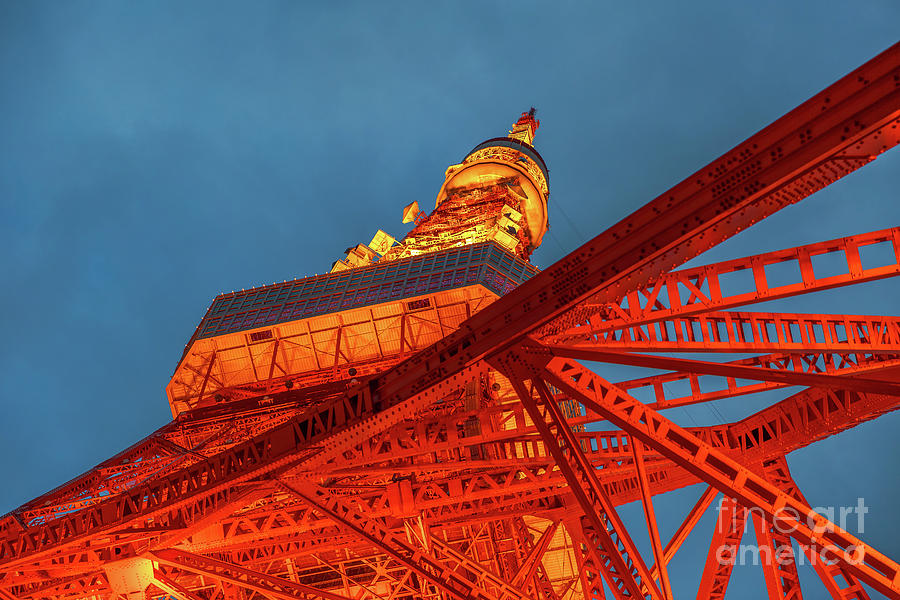 Tokyo Tower Minato District Photograph by Benny Marty