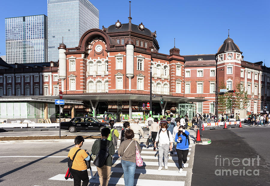 Tokyo train station Photograph by Didier Marti