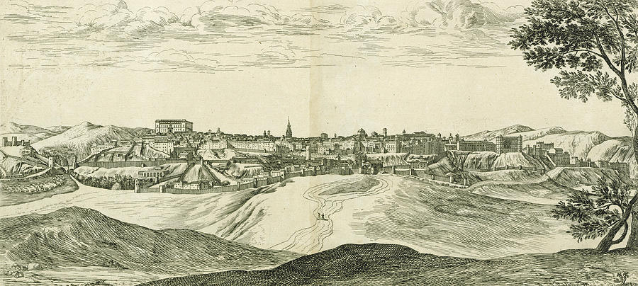 Toledo 1650 Drawing by Israel Silvestre