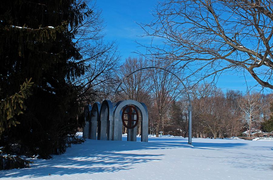 Toledo Botanical Arch in Winter I Photograph by Michiale Schneider