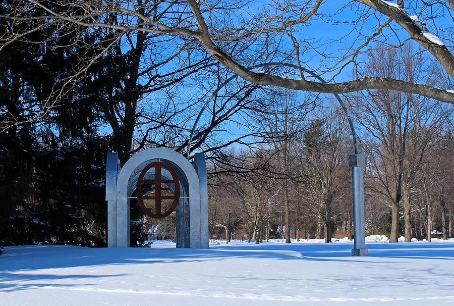 Toledo Botanical Arch in Winter III Photograph by Michiale Schneider