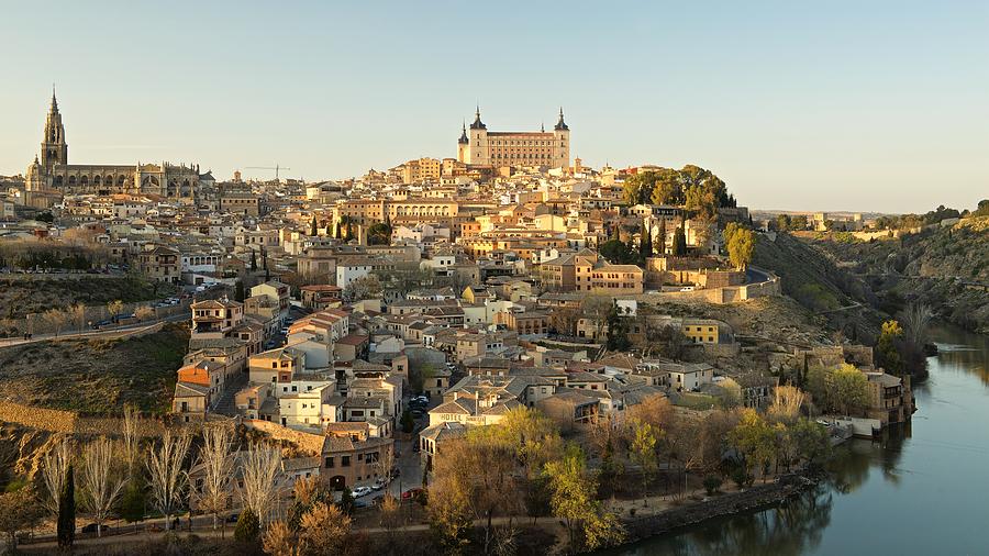 Toledo Cathedral and the Alcazar Photograph by Stephen Taylor