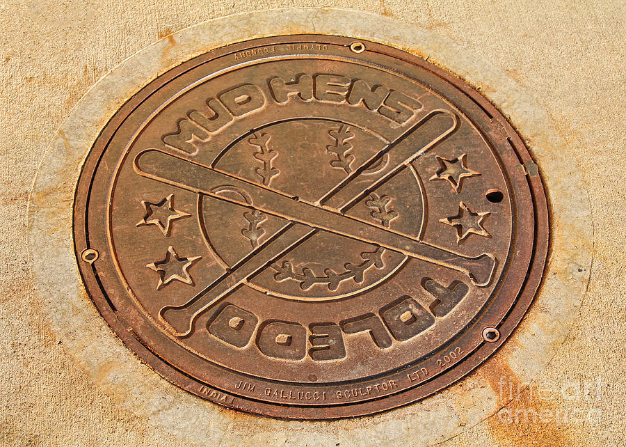 Toledo Mud Hens Man Hole Cover  2566 Photograph by Jack Schultz