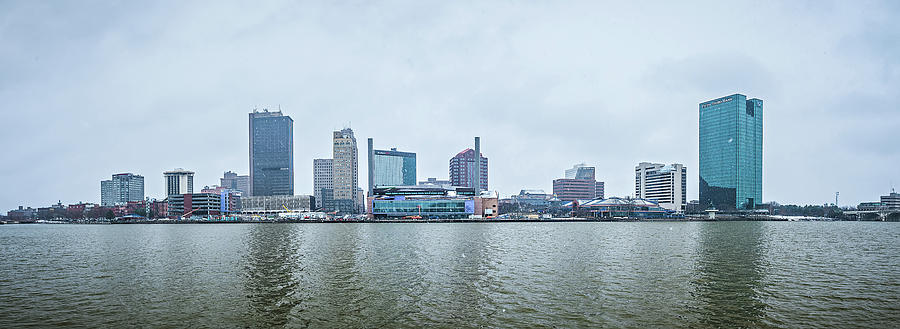 Toledo Ohio City Skyline And Streets Photograph by Alex Grichenko