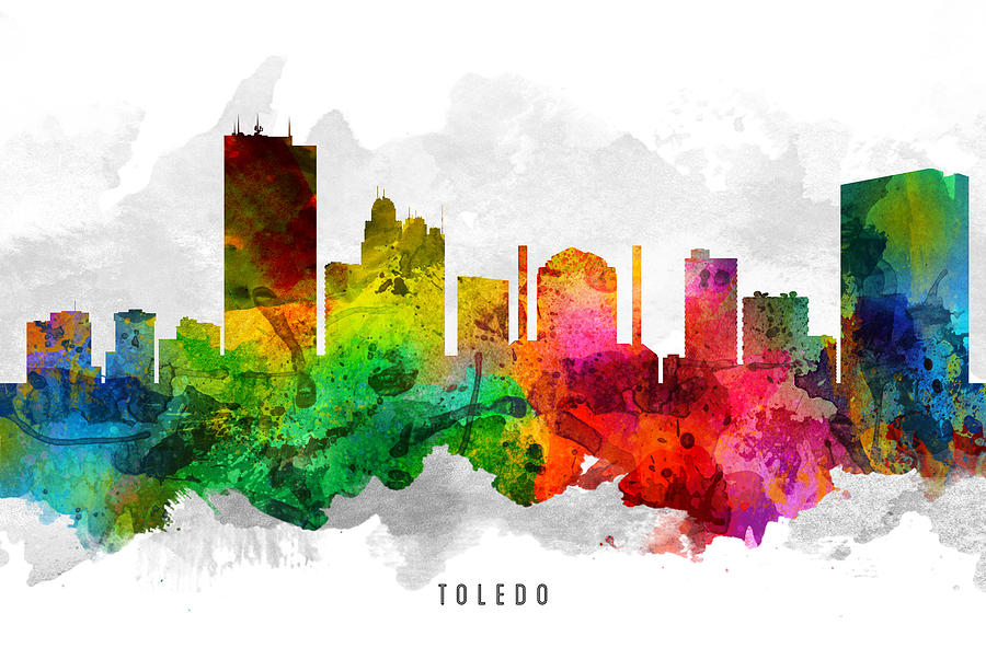 Toledo Ohio Cityscape 12 Painting