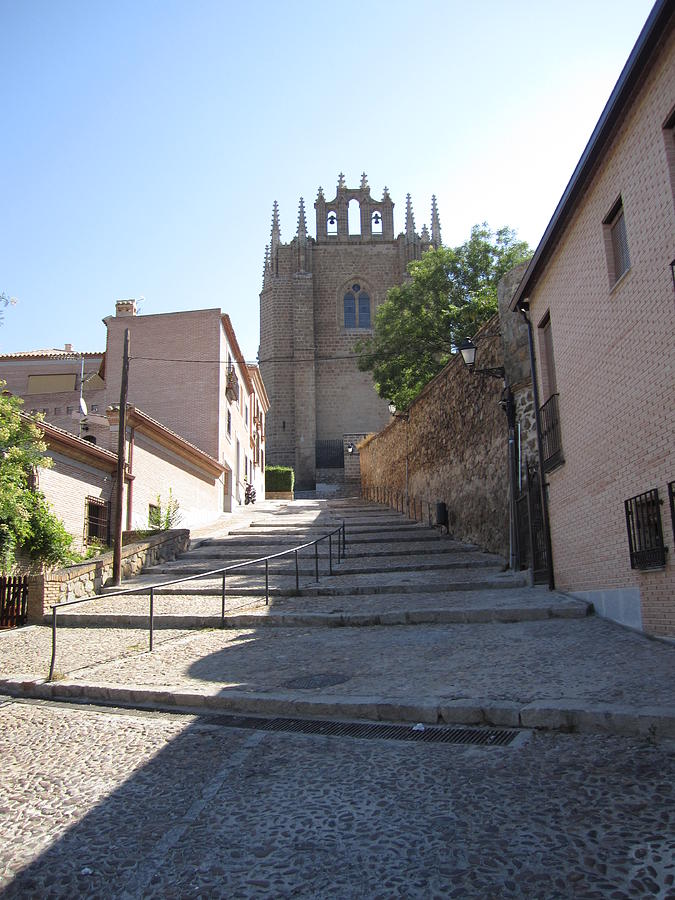 Toledo Steps to Cathedral Photograph by John Shiron
