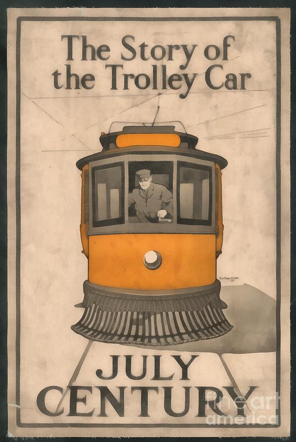 Tolley Car Vintage Painting by Edward Fielding