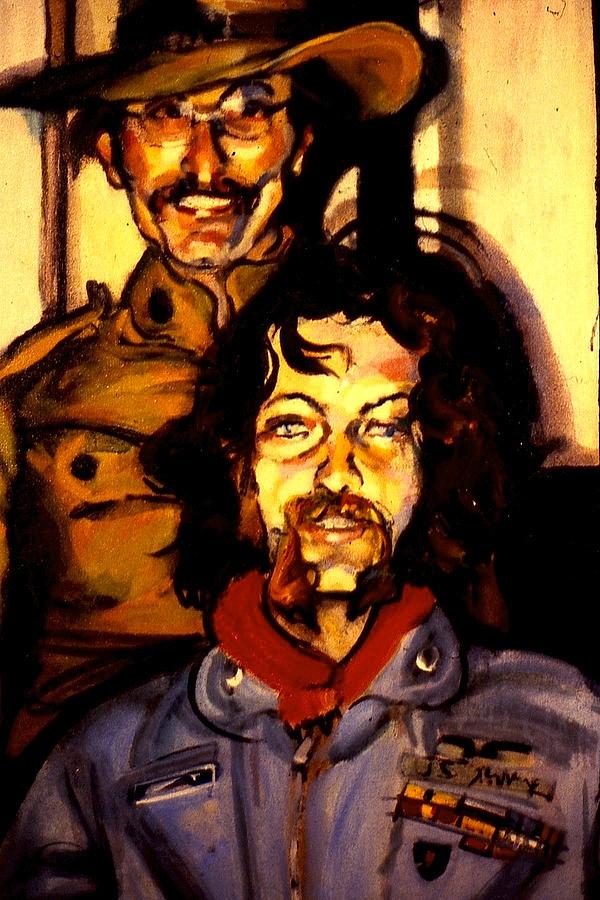 Tom and Doug Painting by Les Leffingwell