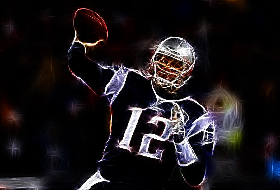 Tom Brady - New England Patriots Photograph by Paul Ward - Pixels