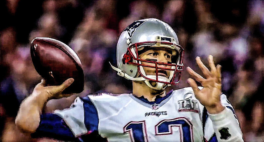 Tom Brady - Touchdown Photograph by Glenn Feron