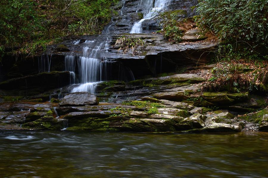 Tom Branch Falls Photograph by Robert J Wagner