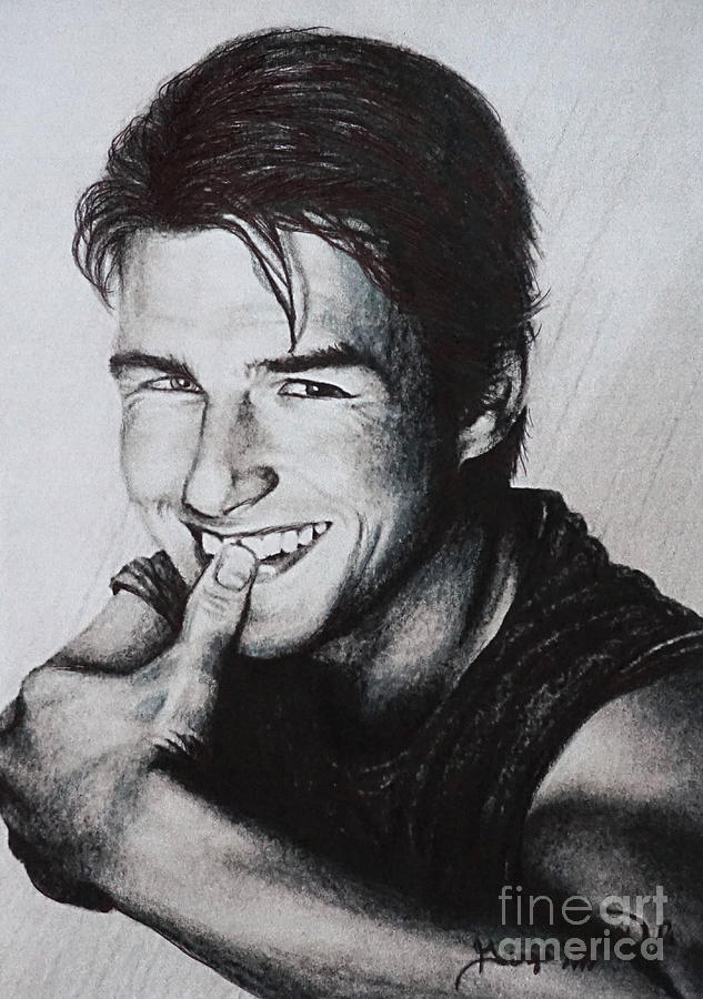 Tom Cruise Drawing Picture - Drawing Skill