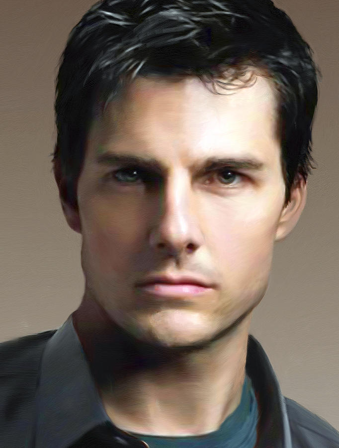 Tom Cruise Painting by Dominique Amendola - Fine Art America