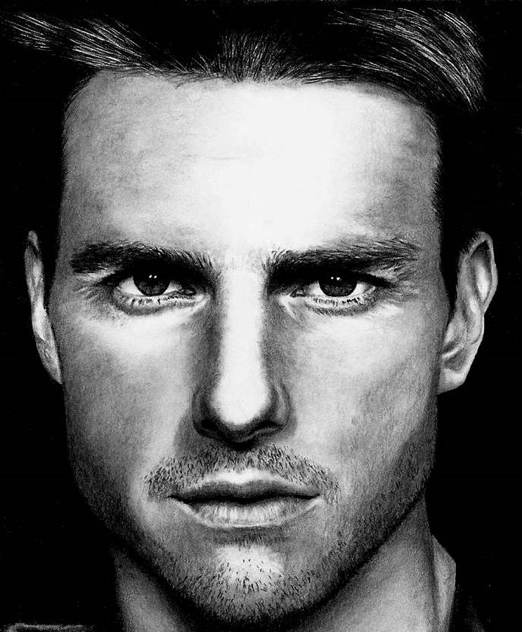 Tom Cruise Drawing by Rick Fortson