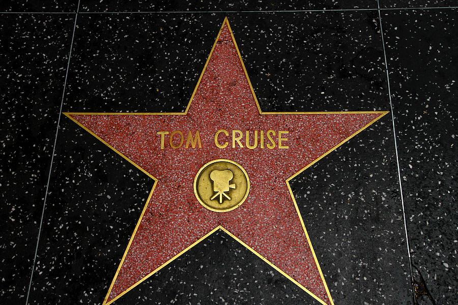Tom Cruises Star Photograph by Robert Hebert