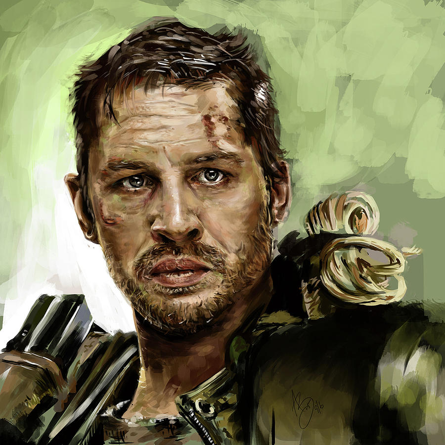 Tom Hardy Painting by Anthony Brooks