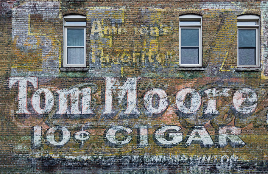 Tom Moore 10 Cent Cigar Photograph by Stephen Stookey