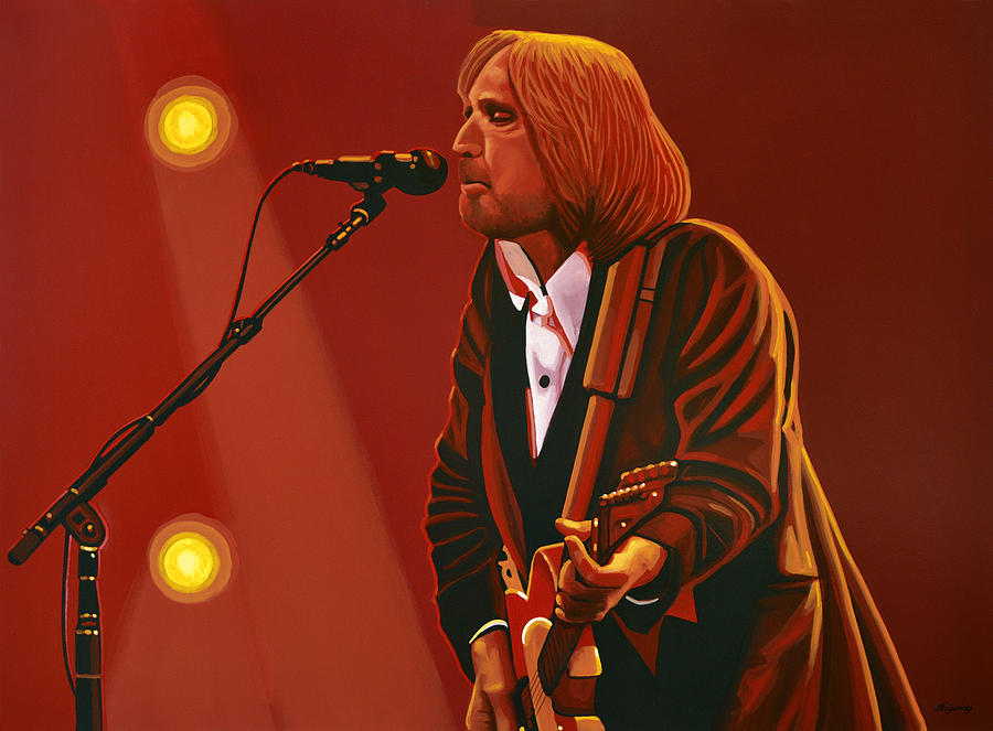 Tom Petty Painting by Paul Meijering