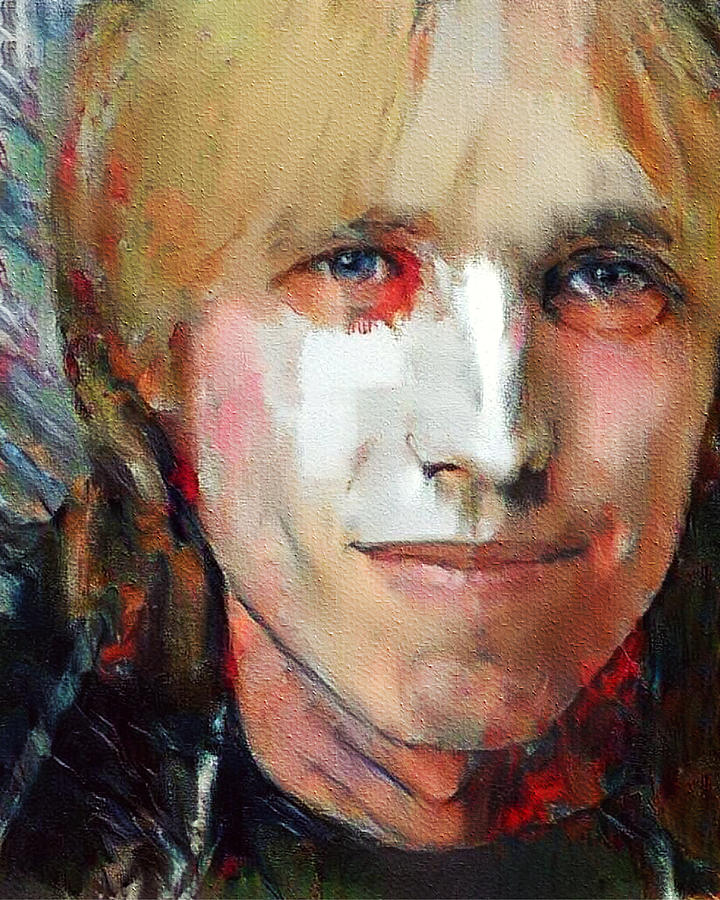 Tom Petty Tribute Portrait 3 Digital Art by Yury Malkov