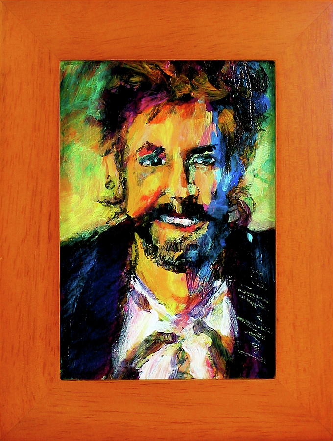 Tom Robbins Painting by Les Leffingwell