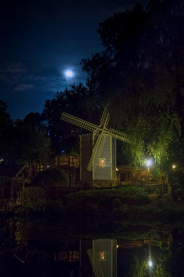 Tom Sawyer Island Windmill Photograph by Mark Andrew Thomas