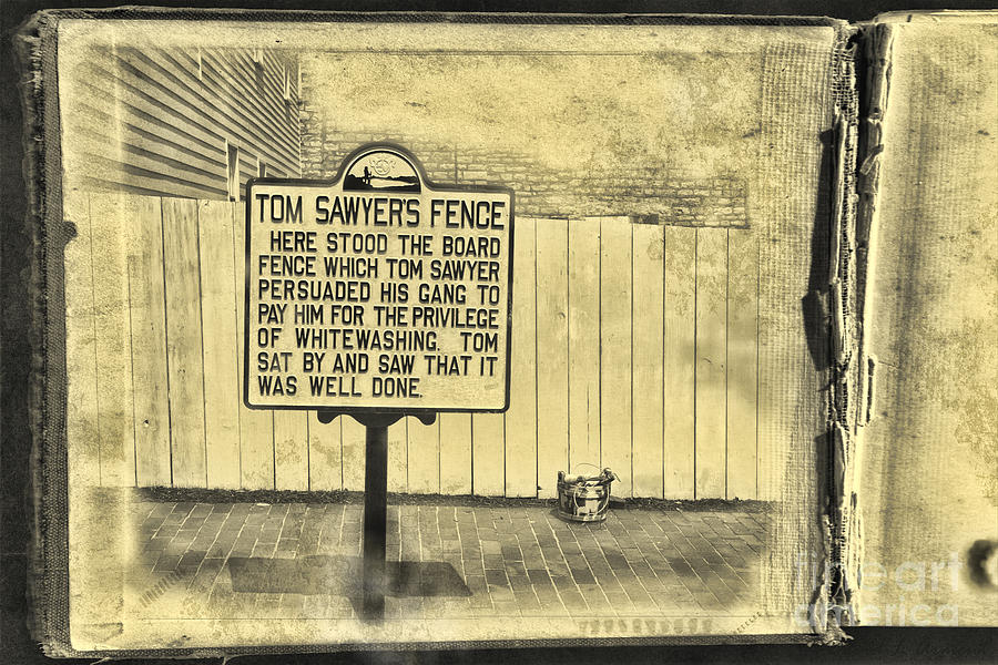 Tom Sawyers Fence Photograph by David Arment