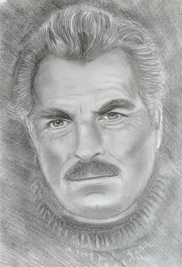 Tom Selleck Drawing by Paul Blackmore Fine Art America