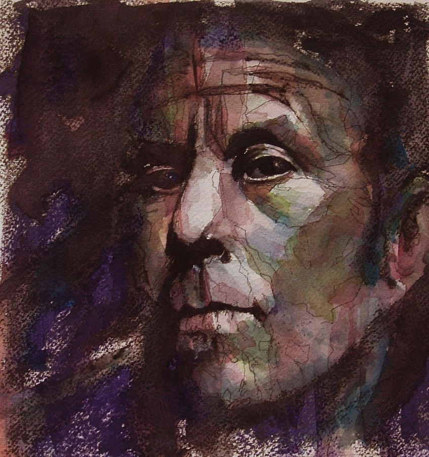 Musician Painting - Tom Waits Art by Paul Lovering