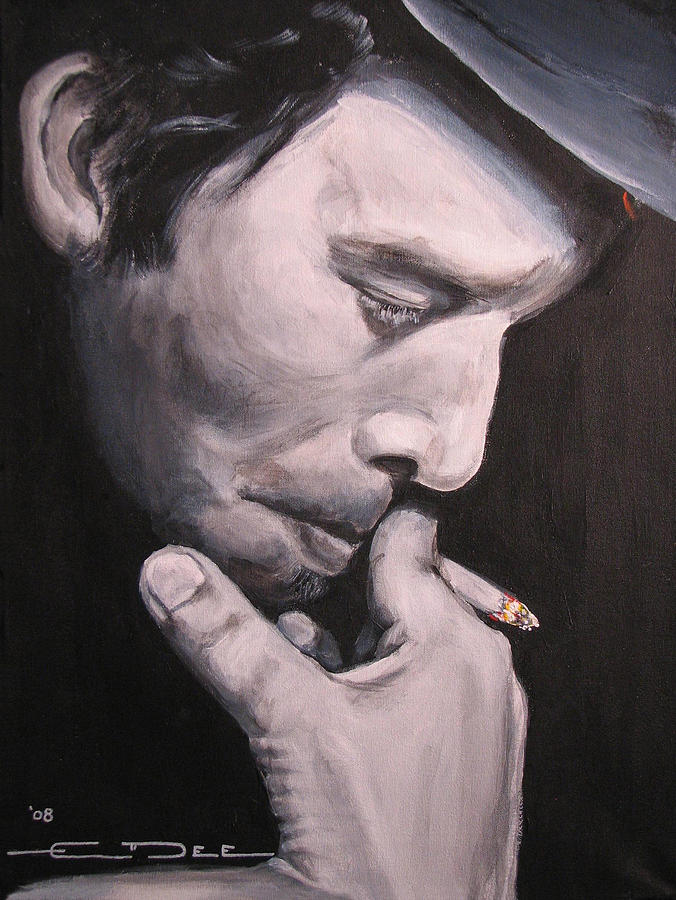 Tom Waits Two Painting by Eric Dee