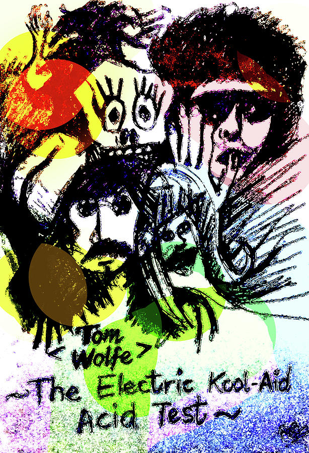 Tom Wolfe Original Poster Drawing