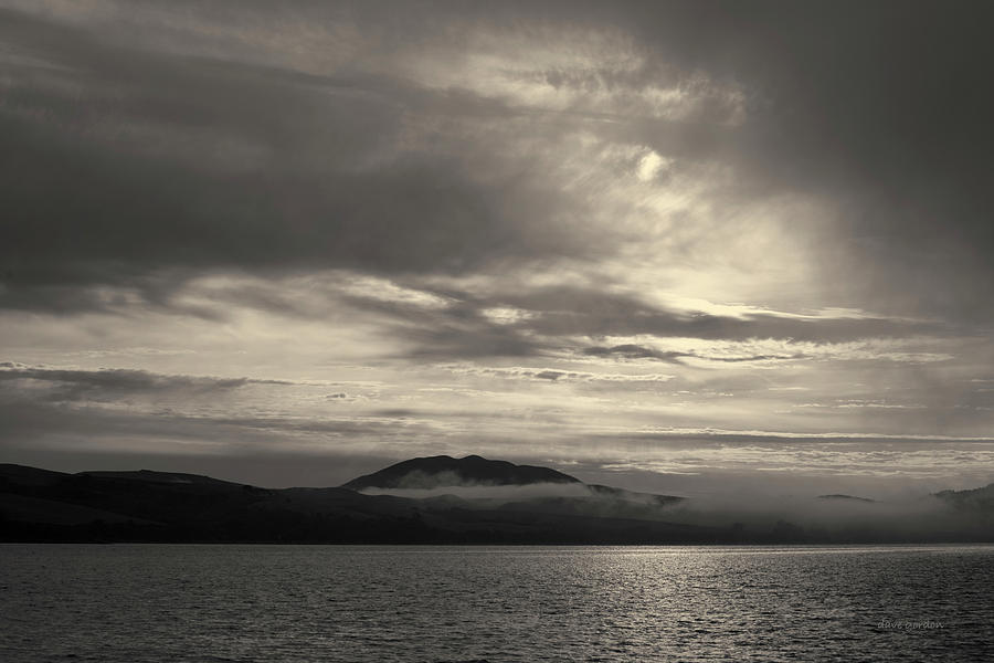 Black And White Photograph - Tomales Bay II Toned by David Gordon
