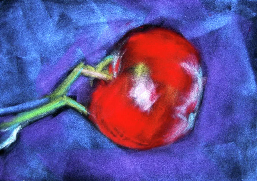 Tomato 3 Pastel by Donna Crosby