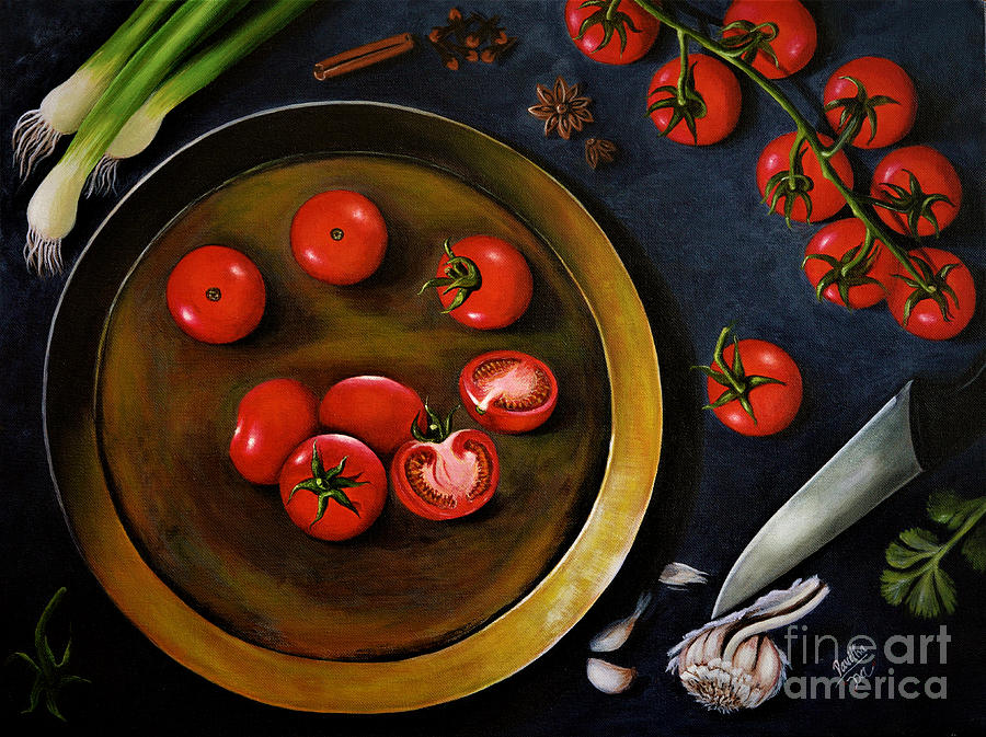 Tomato Kanni Painting