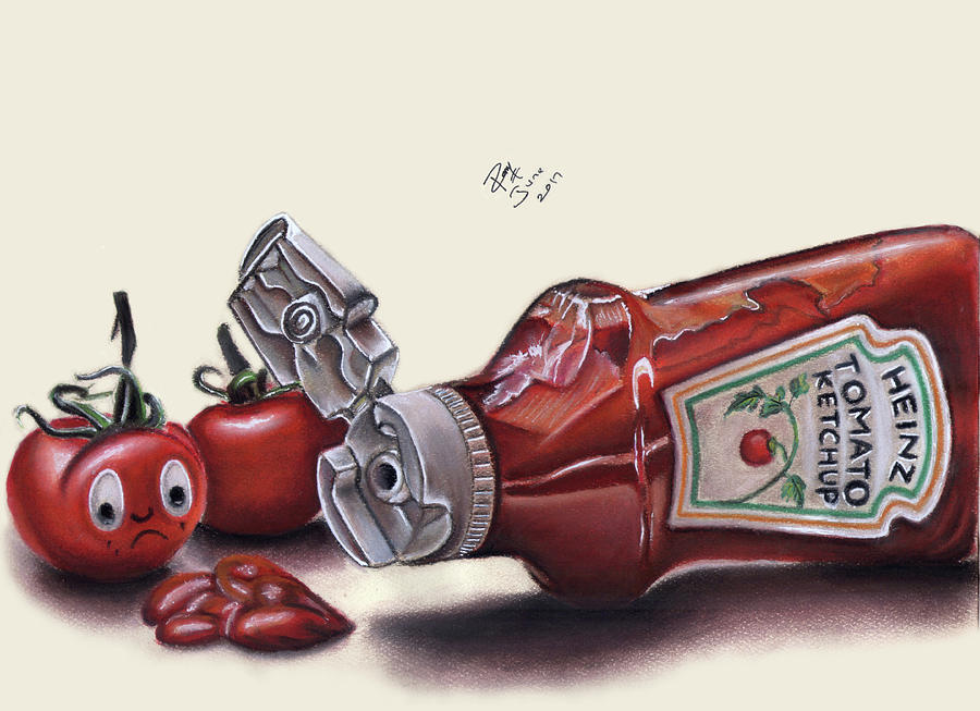My Fast Food, tomato ketchup bottle drawing, png | PNGEgg