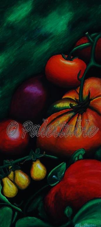 Fall Pastel - Tomato Potpourri by Alice Stanton