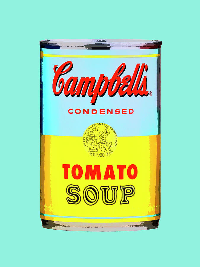Tomato Soup - Yellow and Blue Photograph by Dominic Piperata