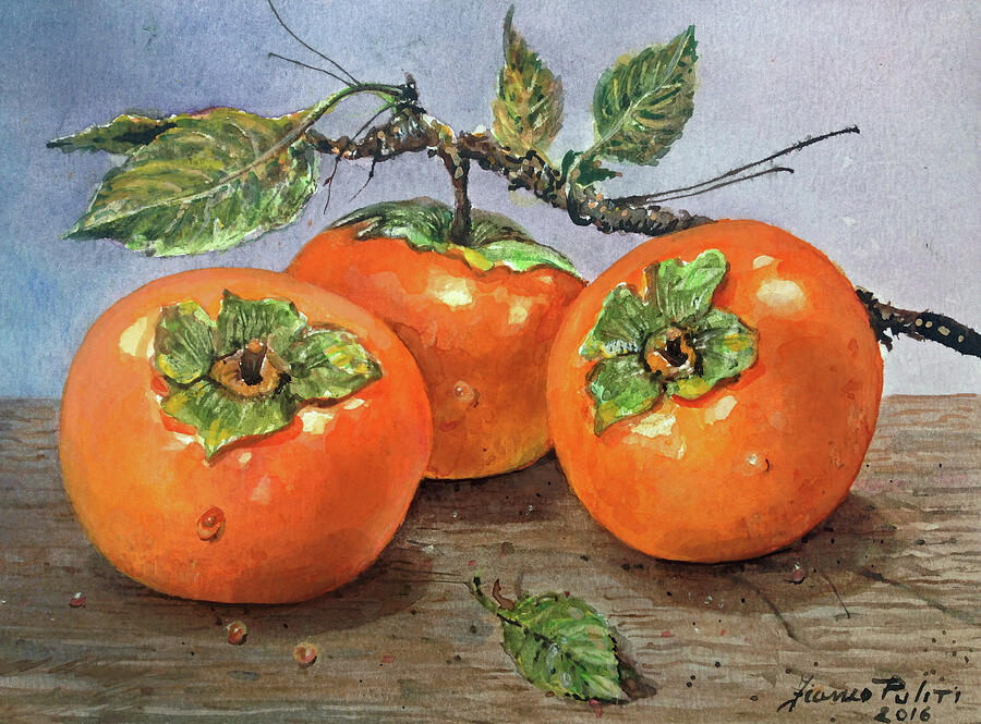 paintings of persimmons