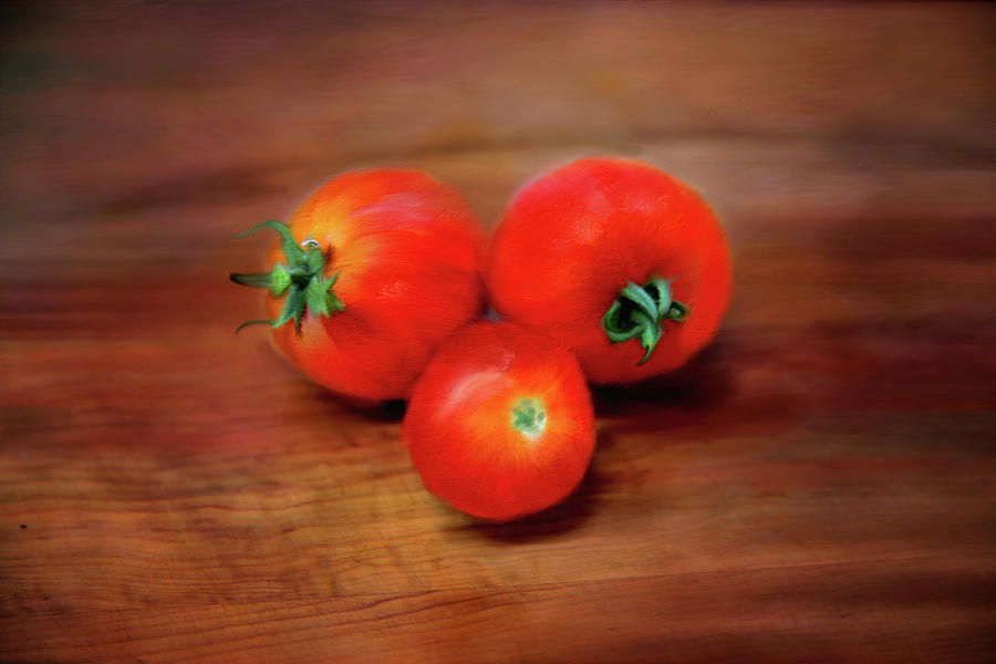 Tomatoes Mixed Media by Mary Timman