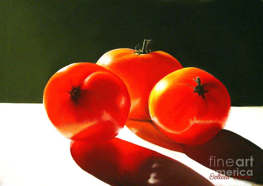 Tomato Painting - Tomayta Tomato by Colleen Brown