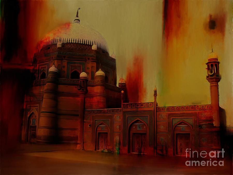 Tomb of Shah Rukn e Alam Painting by Gull G