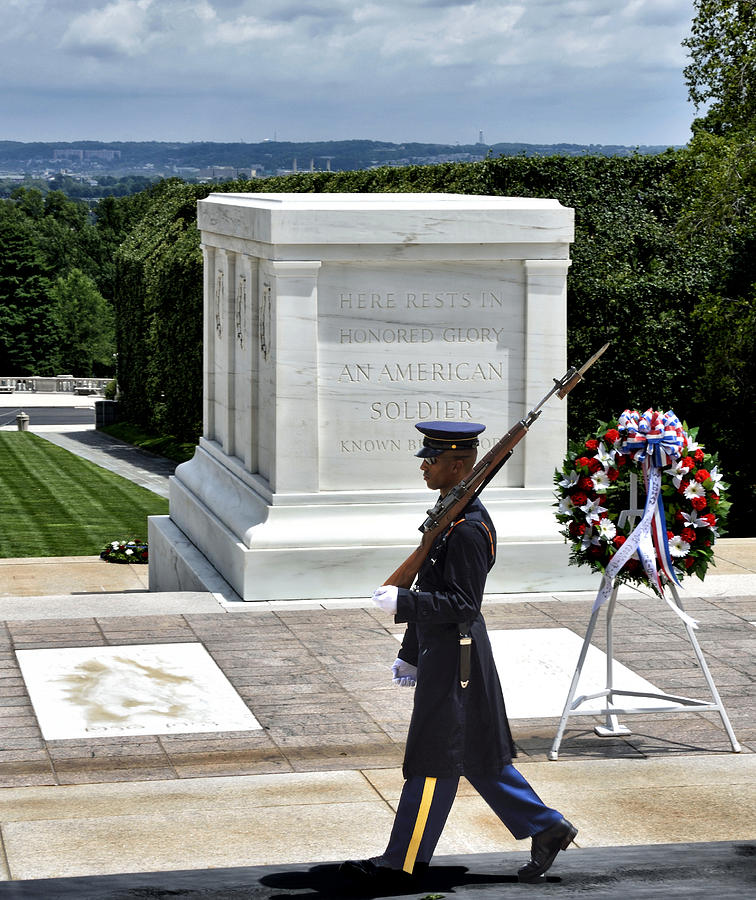 Tomb of the Unknowns - Arlington National Cemetery Photograph by Brendan Reals