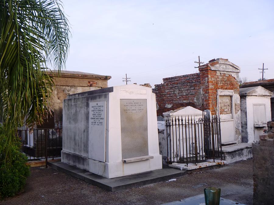 Tombs in St. Louis Cemetery Photograph by Alys Caviness-Gober
