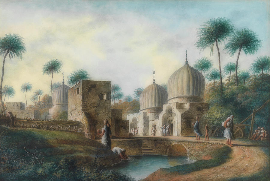 Tombs Of The Great Arab Saints In The Neighborhood Of Rosetta, E Painting by Mountain Dreams
