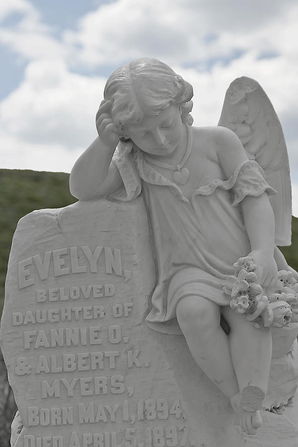 Bodie Photograph - Tombstone Angel for an Angel by Alexandra Till