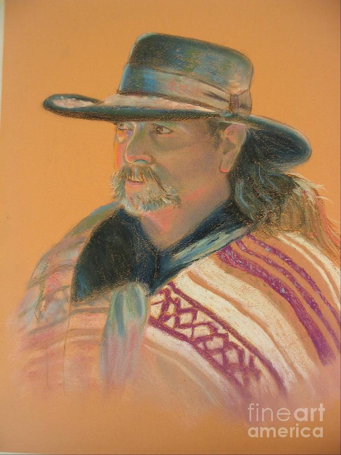 Portrait Painting - Tombstone Cowboy by Shirley Leswick