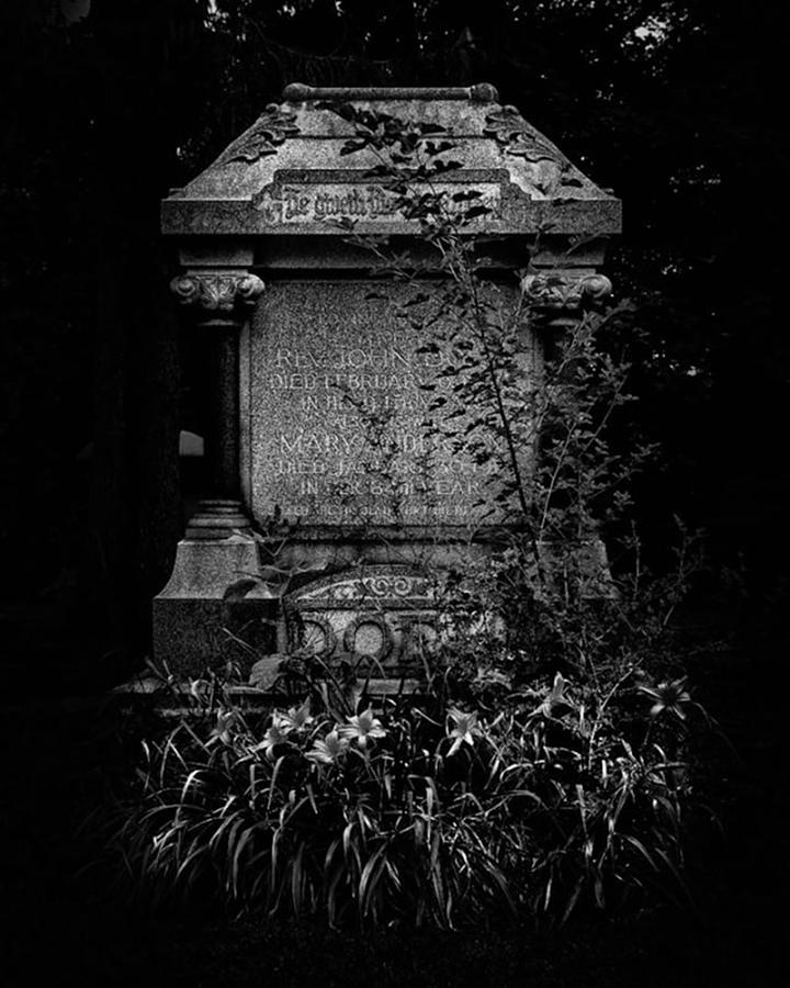 Graveyard Photograph - Tombstone Shadow.

an Ongoing by Brian Carson