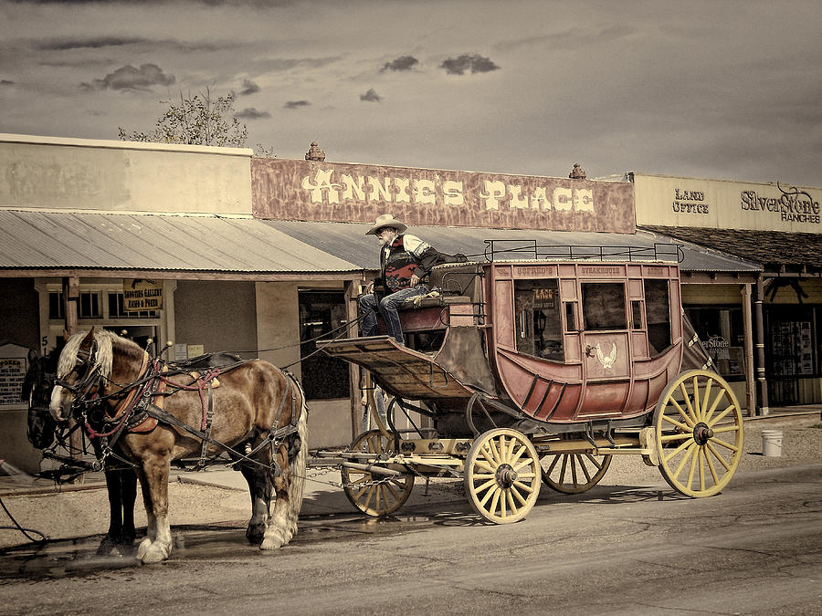 Tombstone Stagecoach 2 Photograph by Claude LeTien - Fine Art America