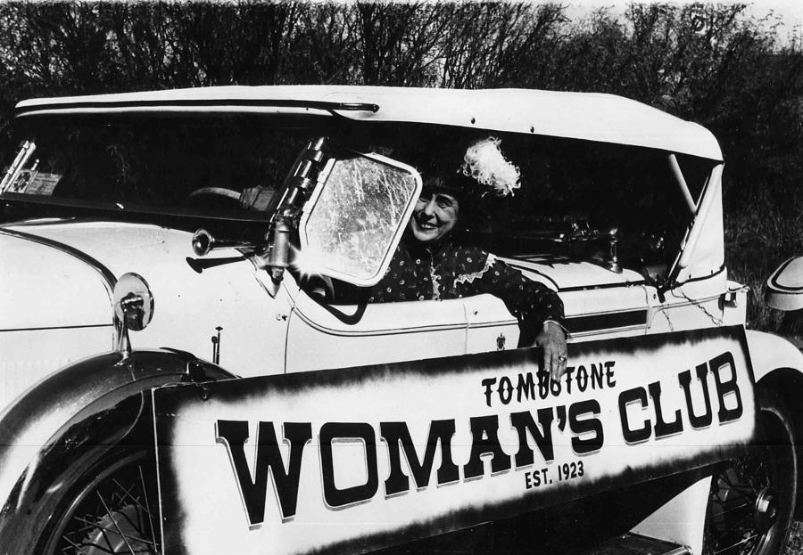 Tombstone Womens Club Entry Helldorado Days Parade Tombstone Arizona 1967 Photograph by David Lee Guss
