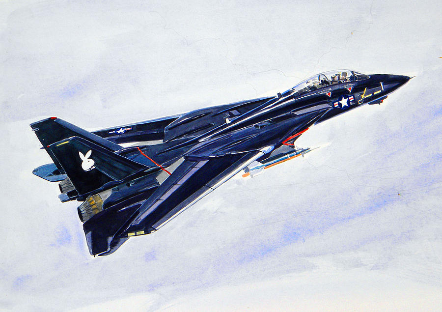 Tomcat Playboy Painting by Mark Jennings